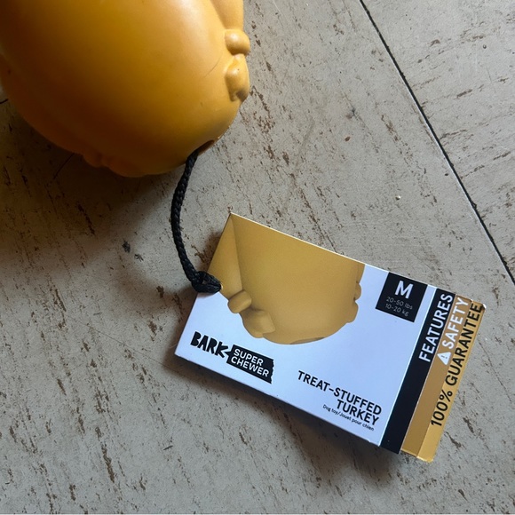 NWT bark box treat stuffed turkey toy - Picture 4 of 4